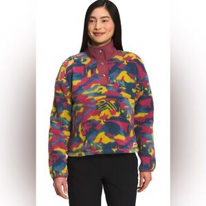 The North Face Cragmont Quarter Snap Colorful Fleece Pullover